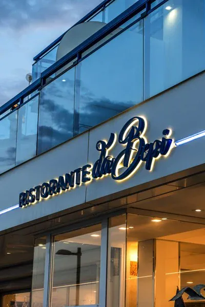 Ristorante da Bepi — l’insegna realizzata (2/3)